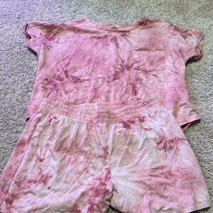 Como Vintage Blush and Lavender Lounge Set